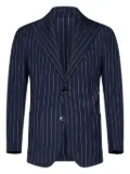 michael coal pinstripe-pattern blazer - Blue