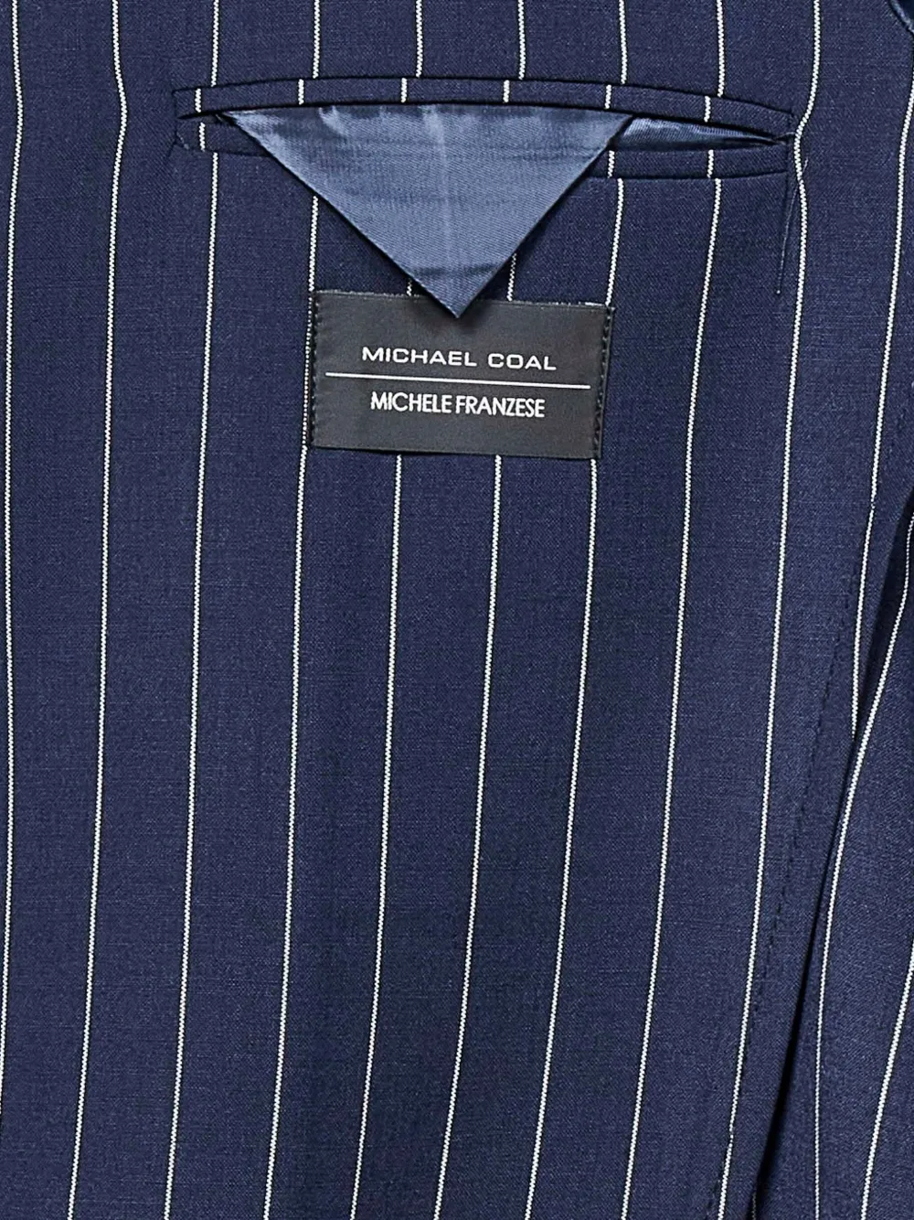 michael coal Blazer met krijtstreep Blauw