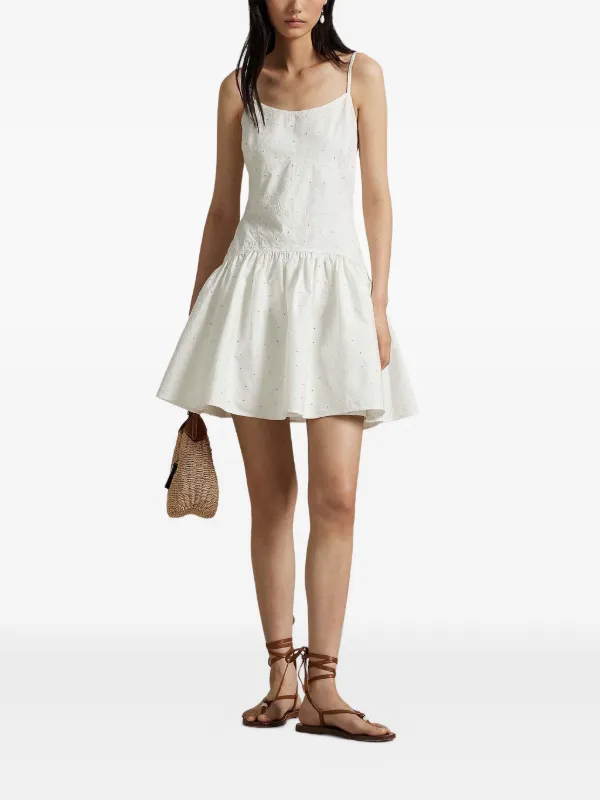 ralph lauren white cocktail dress Women's Cream Evening Dresses
