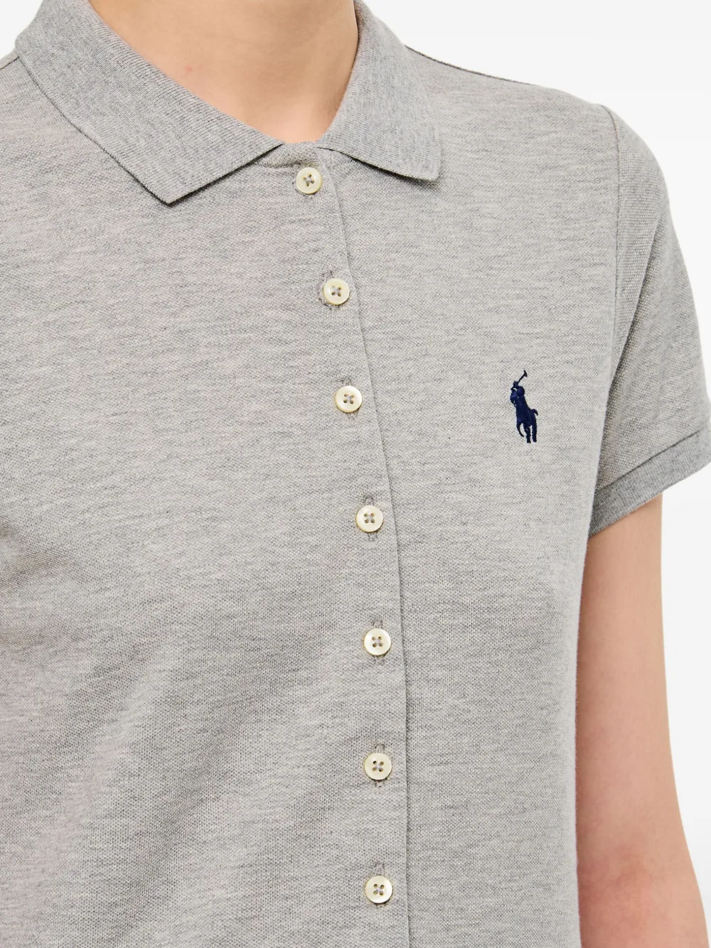Polo Ralph Lauren Button-down poloshirt Grijs