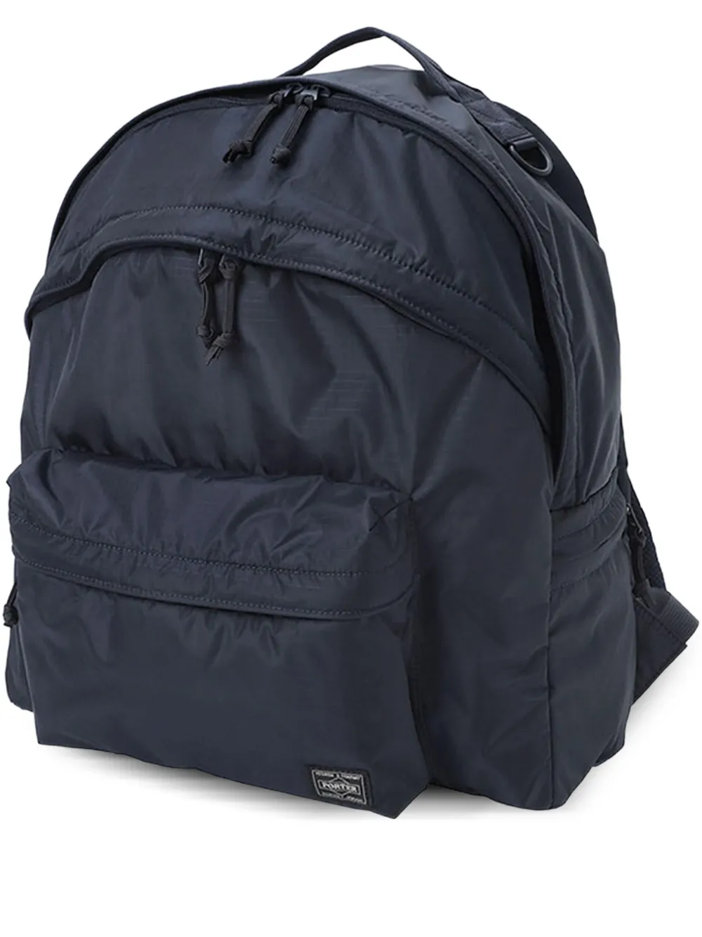 Porter-Yoshida & Co. logo-patch backpack - ブルー Porter-Yoshida & Co. logo-patch backpack - ブルー