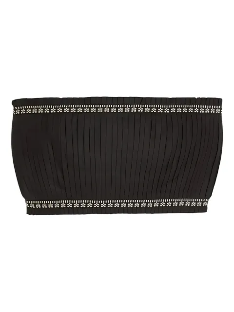Emporio Sirenuse pleated bandeau top
