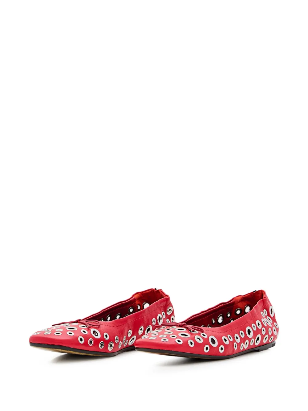 Golden Goose Ballerina's met ringlets - Rood