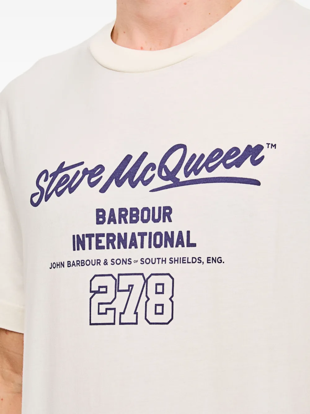 Shop Barbour International X Steve Mcqueen Colman T-shirt