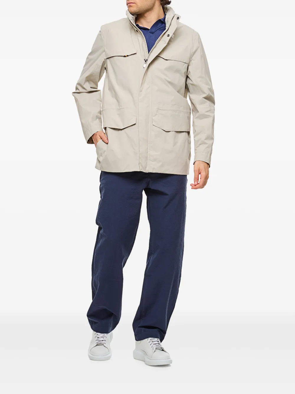K-Way abrigo con parche del logo | Impermeables | Image 2