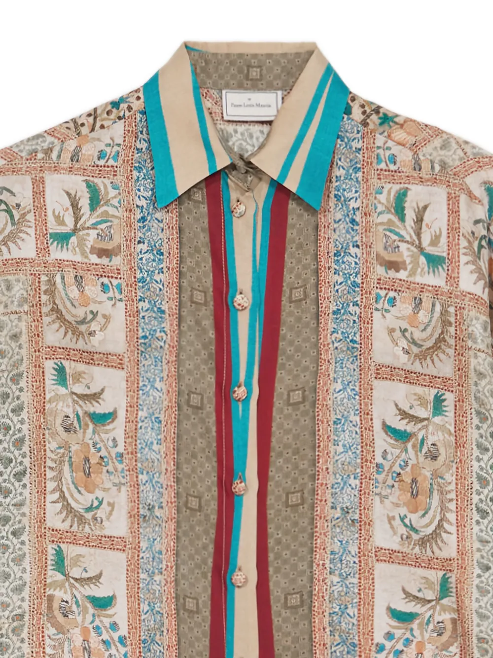 Pierre-Louis Mascia Zijden blouse Beige
