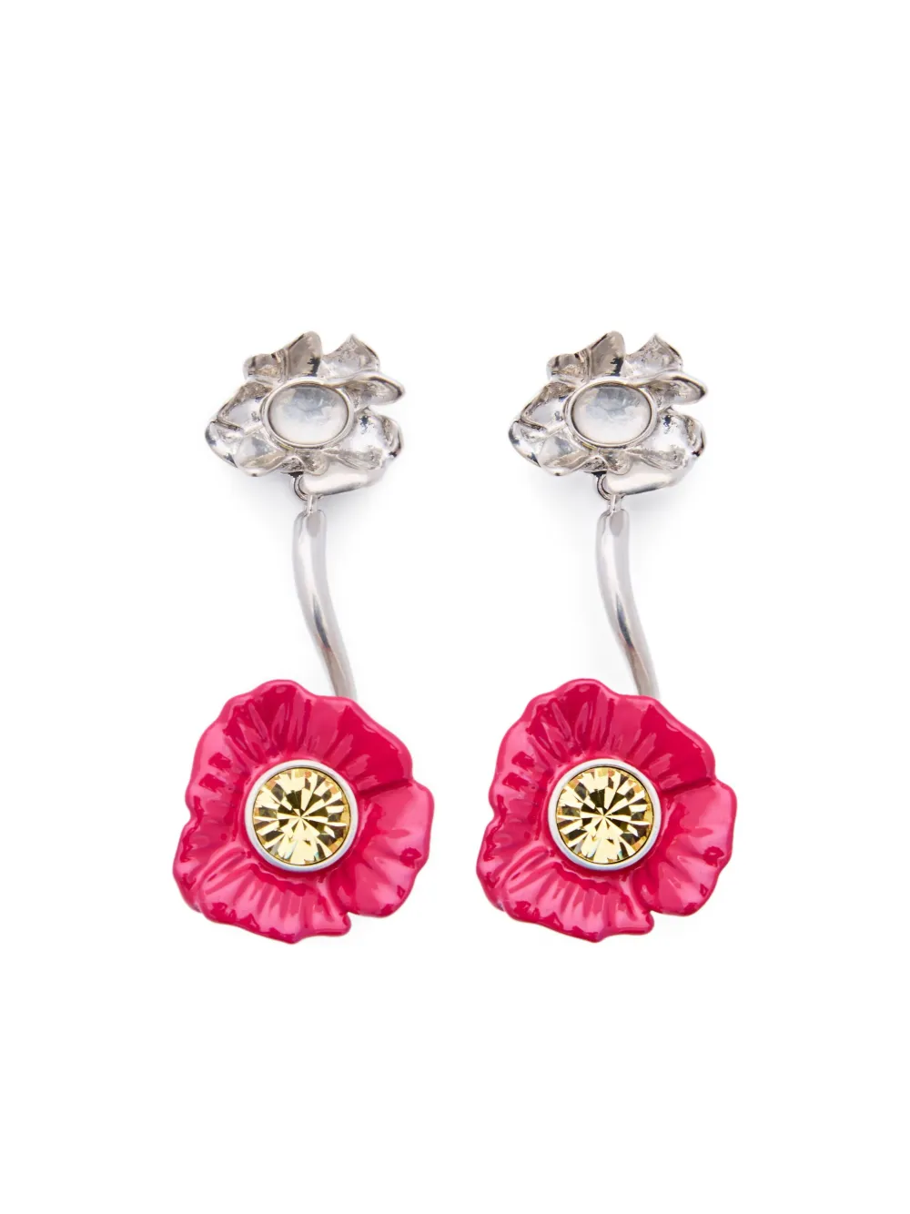 Marni aretes Flower Pop | plateado | Image 1