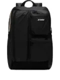 K-Way logo-print backpack - Black