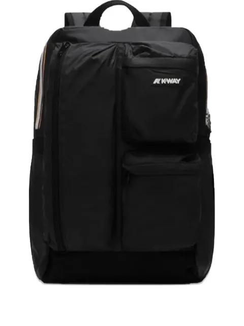 K-Way logo-print backpack