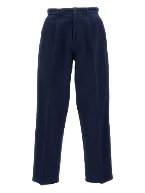 Fay pressed-crease trousers