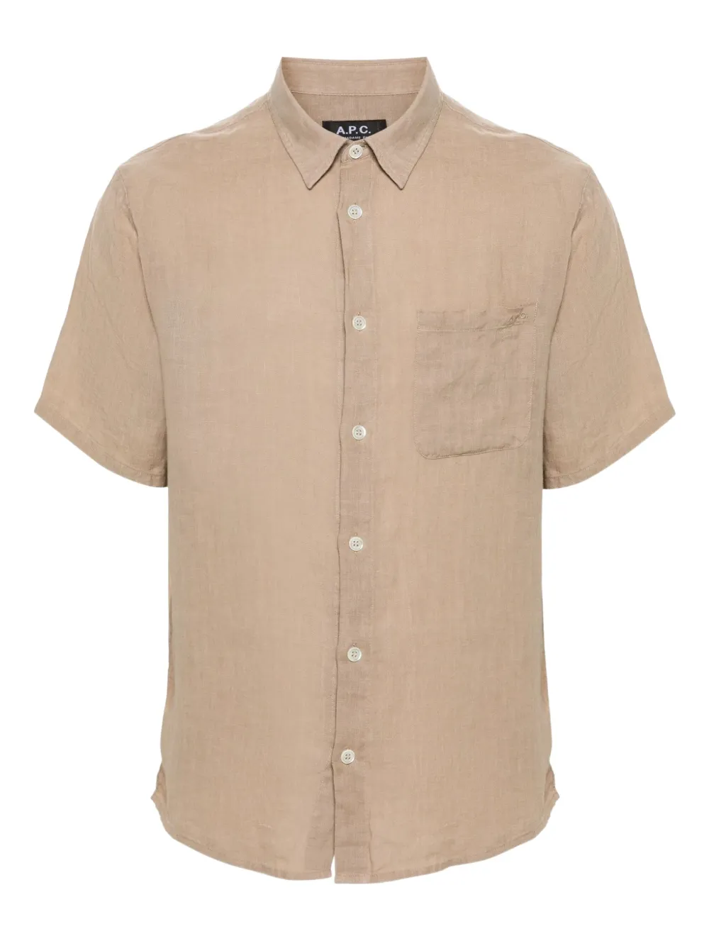 A.P.C. linen shirt - ニュートラル A.P.C. linen shirt - ニュートラル