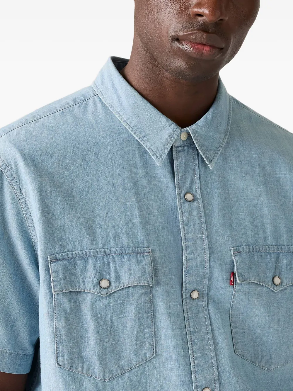 Levi's Overhemd met korte mouwen Blauw