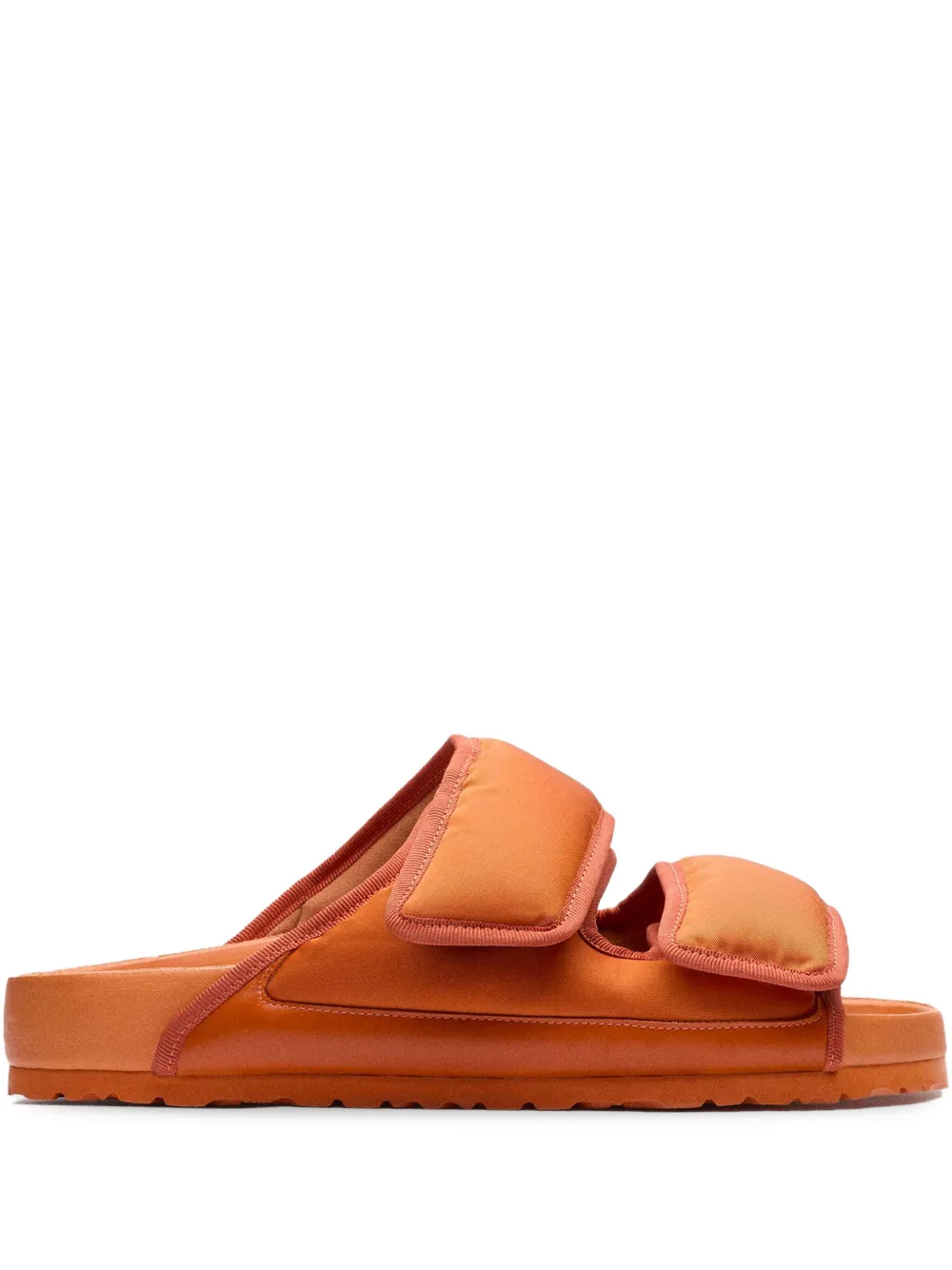 Birkenstock 1774 touch-strap slide sandals Orange
