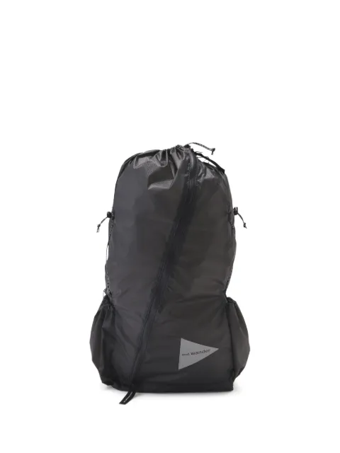 and Wander logo-print backpack