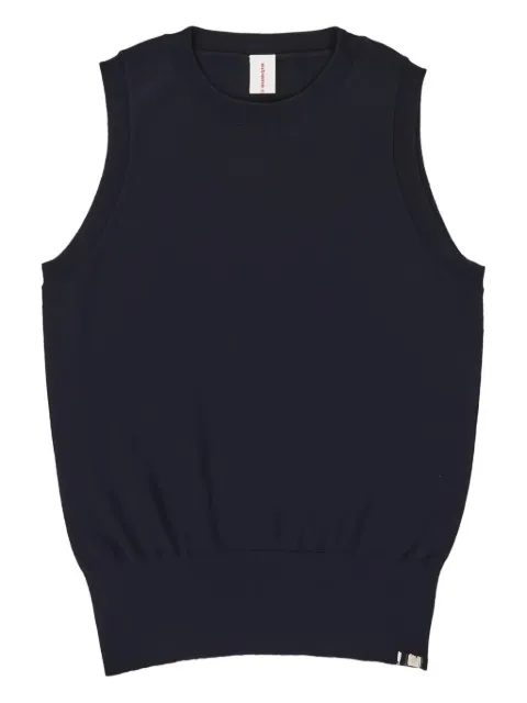 extreme cashmere round-neck sleeveless vest