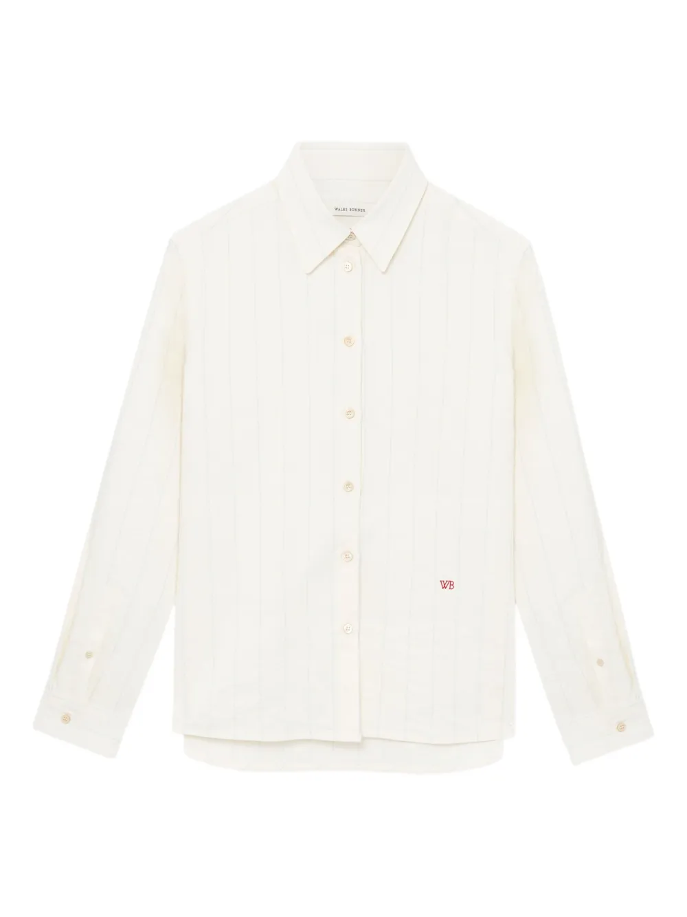 Wales Bonner Lotus blouse Wit