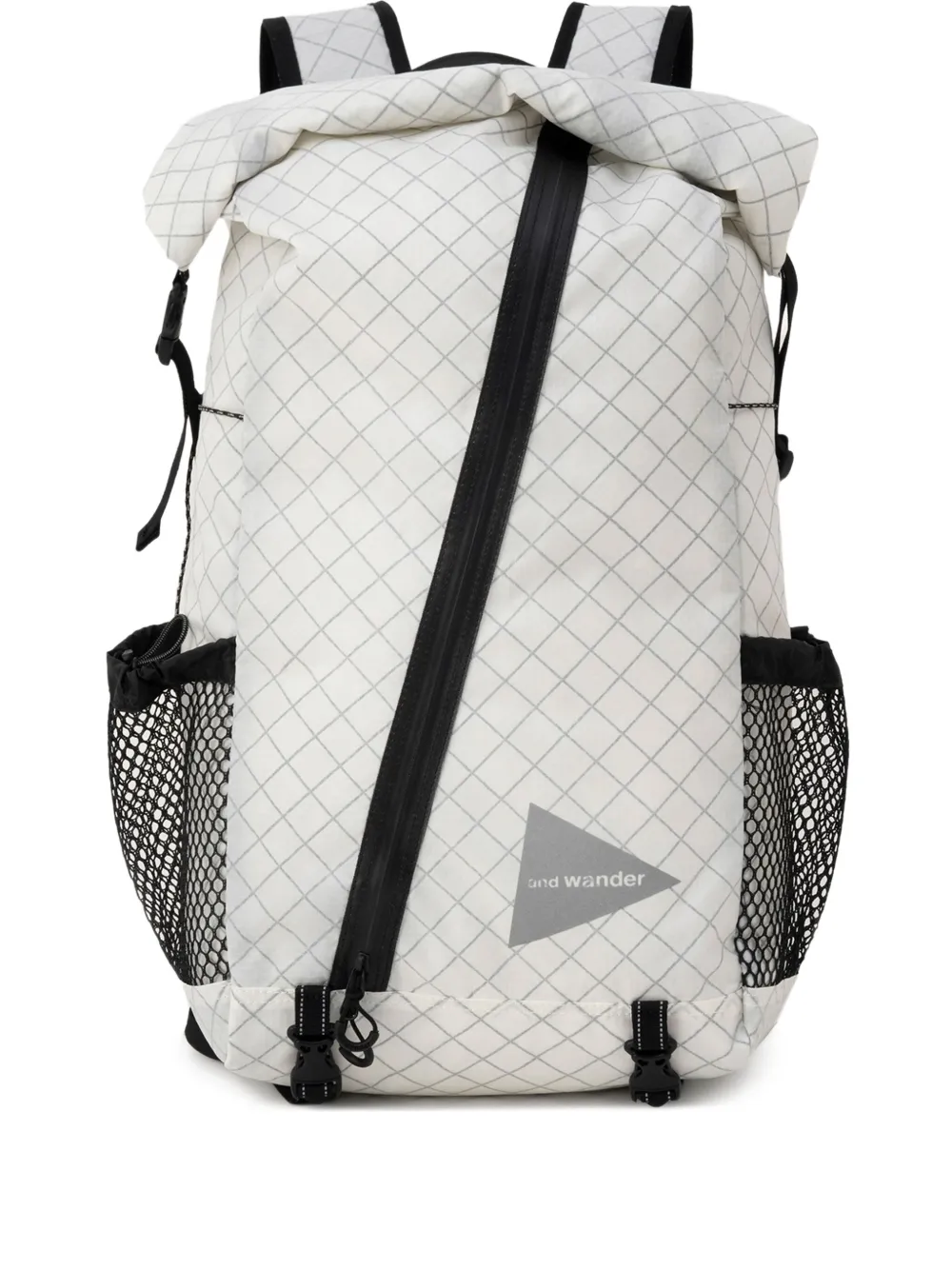 and Wander logo-print backpack | White | Image 1