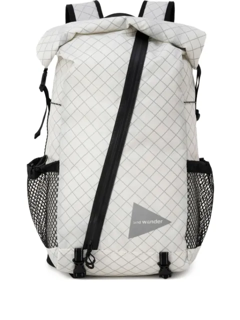 and Wander logo-print backpack