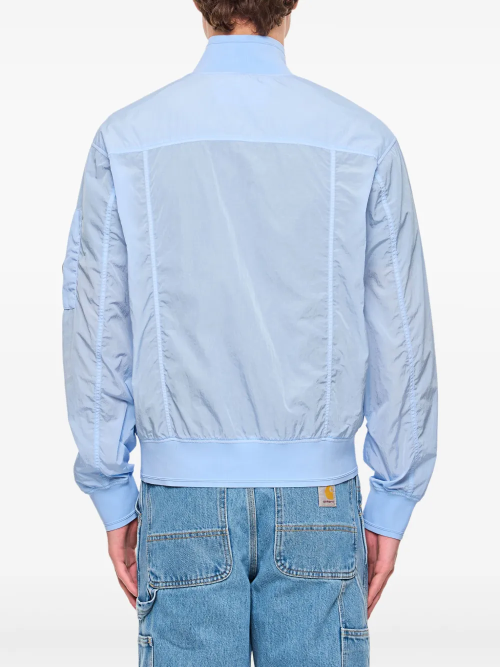 C.P. Company Lichtgewicht bomberjack met rits Blauw