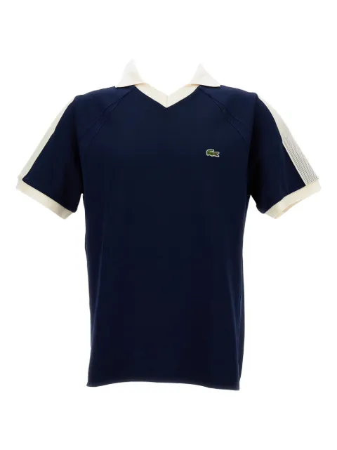 Lacoste playera con paneles y cuello en V