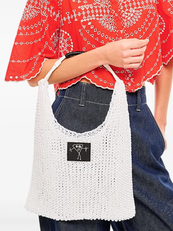 Plan C メッシュ ショルダーバッグ | ホワイト | FARFETCH JP