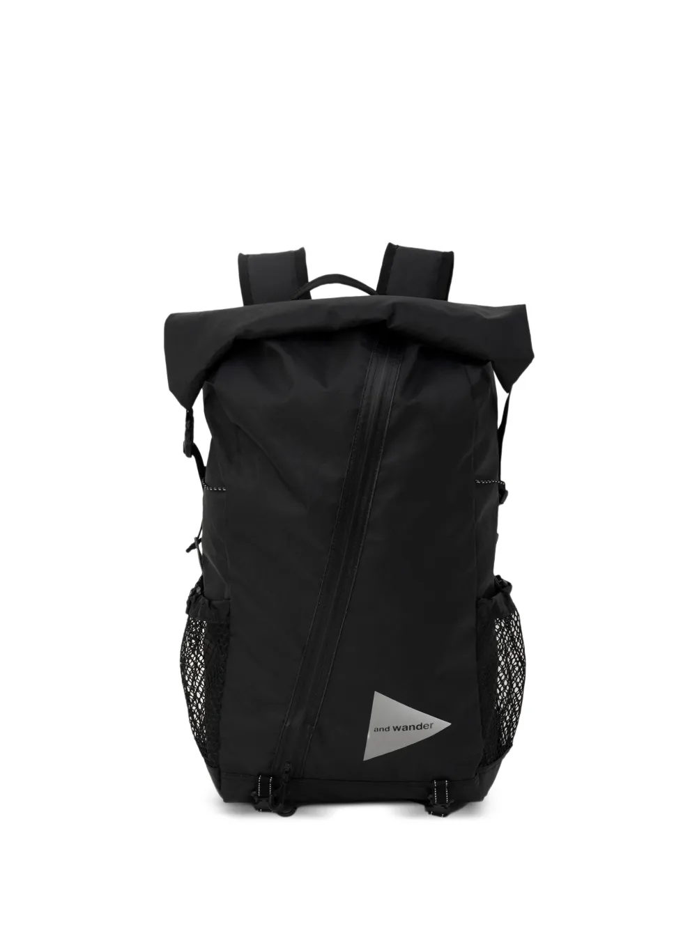 and Wander logo-print backpack | Black | Image 1