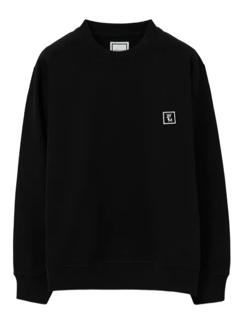 Wooyoungmi logo-print cotton sweater