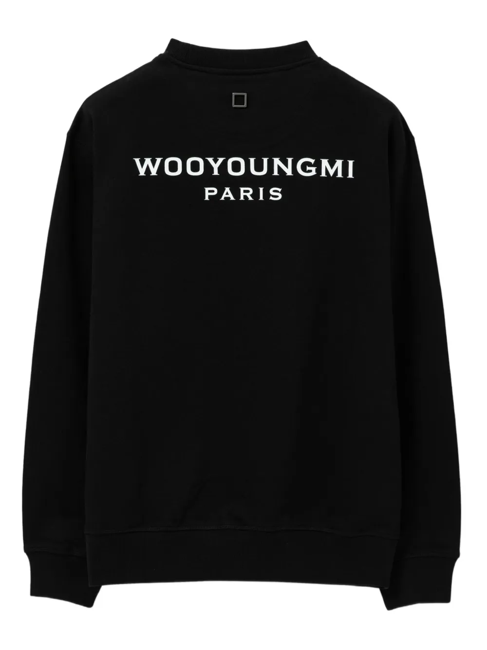 Wooyoungmi Sweater met logoprint - Zwart