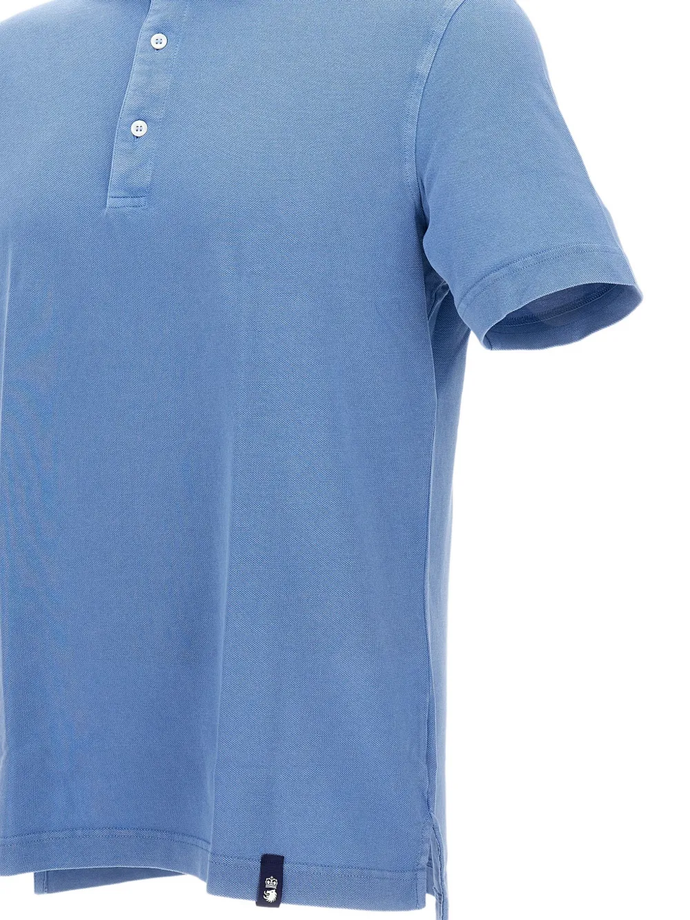 Drumohr Katoenen poloshirt Blauw