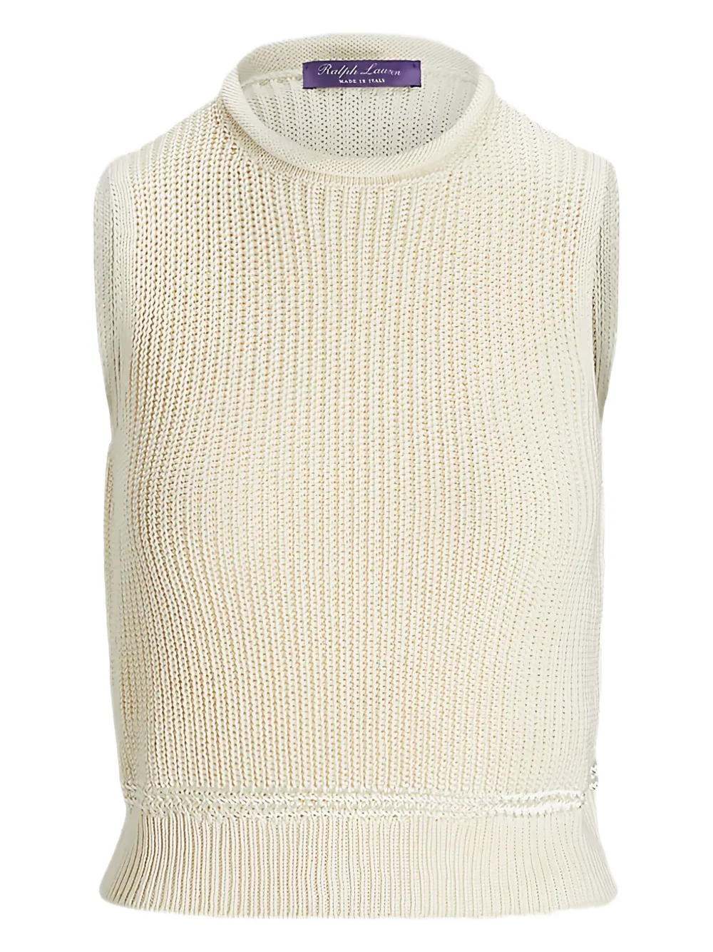 Ralph Lauren Collection Mouwloze top Wit