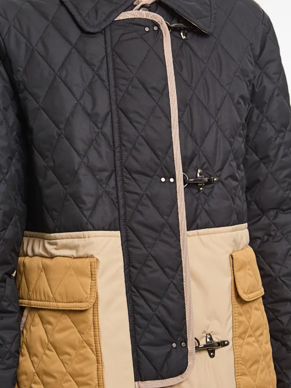 ジャケット FAY Women Jackets N7WF3496840SGLB999 Black Fay Quilted Jacket | Black | FARFETCH