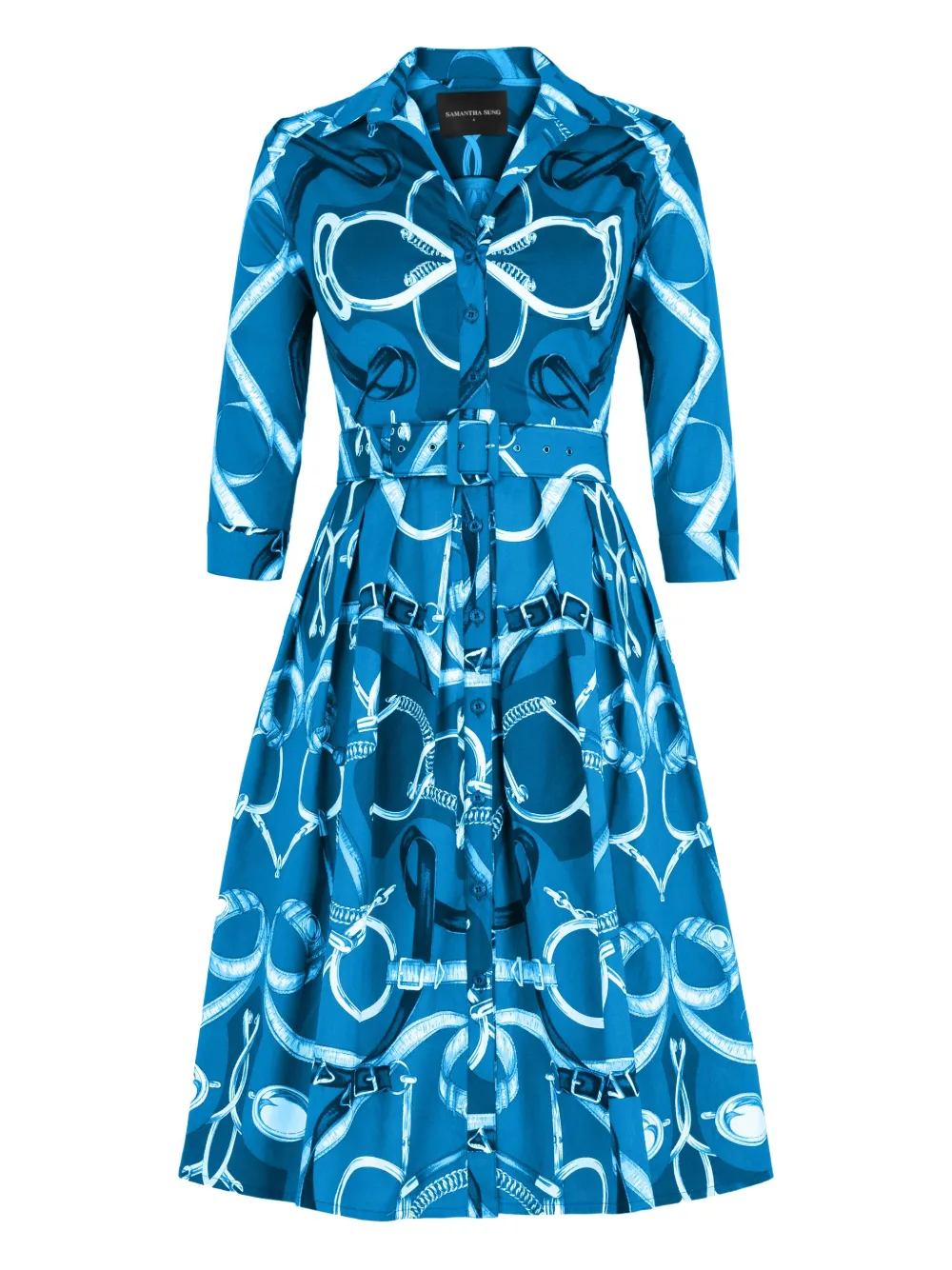 Audrey belted dress