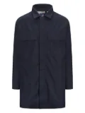 K-Way cotton-blend coat - Blue