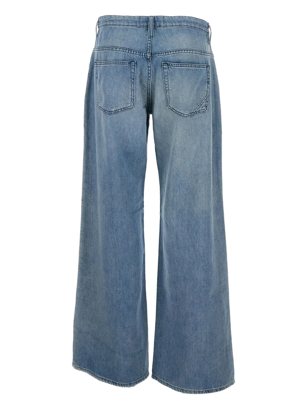 3x1 wide-leg jeans - Blauw