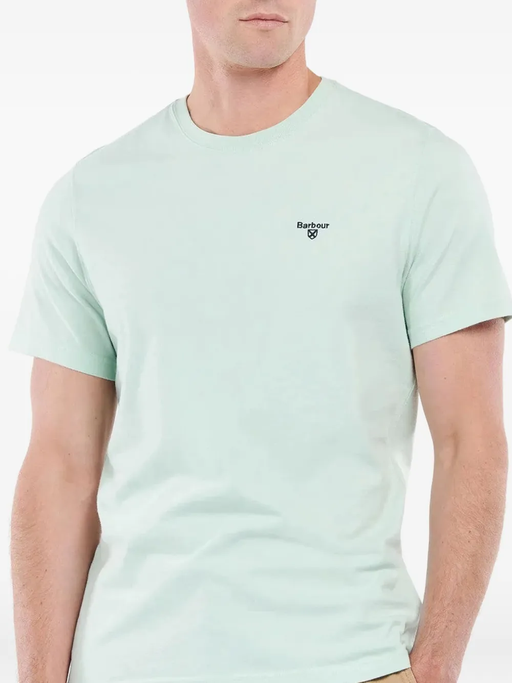 Barbour T-shirt met logo Groen