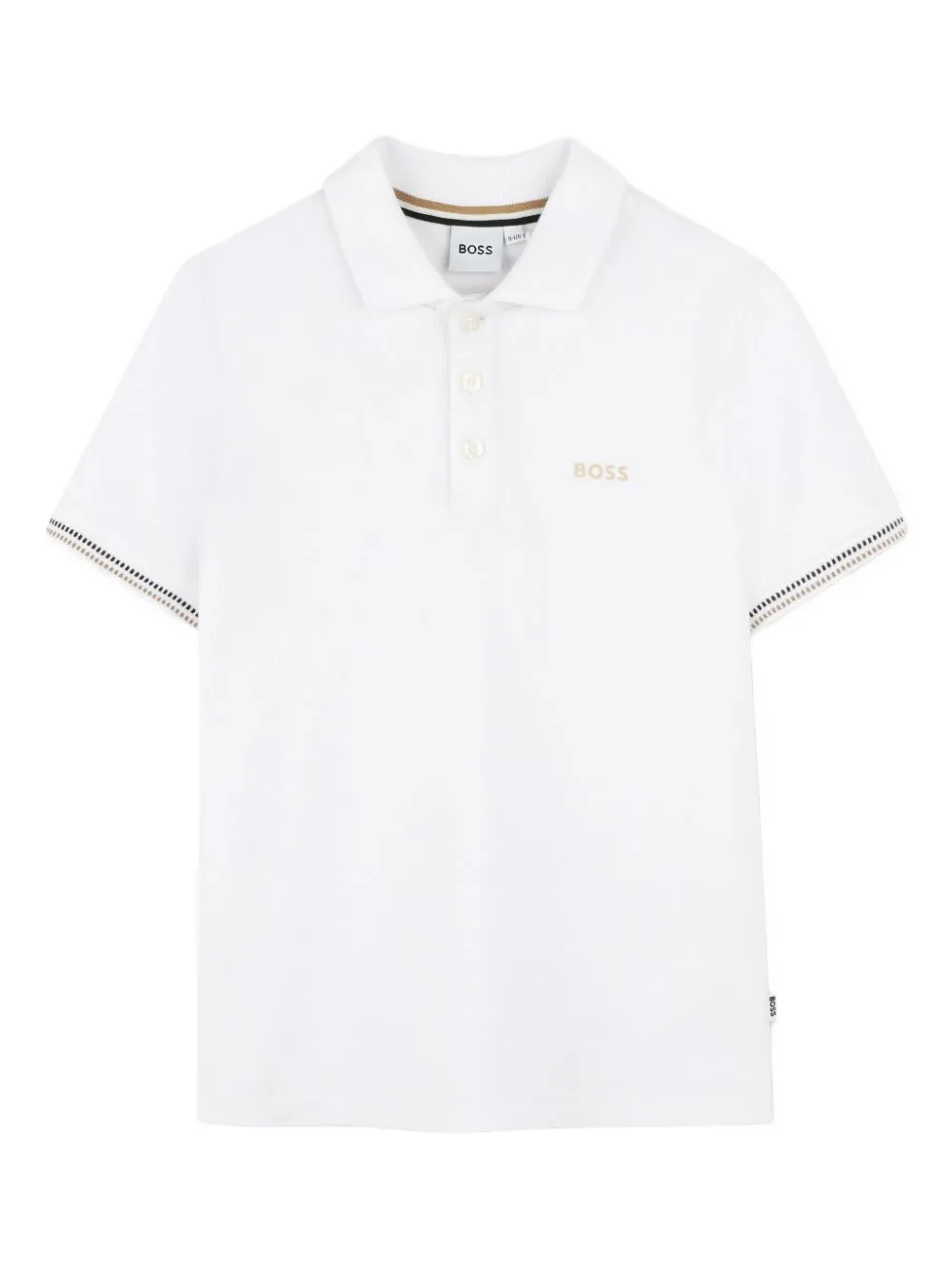 HUGO KIDS three-button polo shirt | White | Image 1