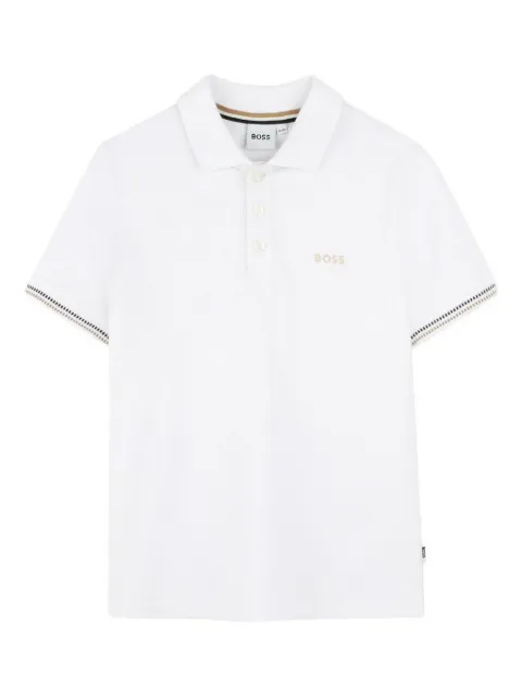 HUGO KIDS three-button polo shirt
