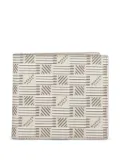 Moreau signature-pattern bi-fold wallet - Neutrals