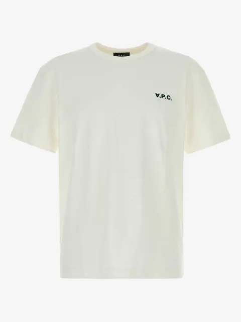 A.P.C. playera con detalle del logo
