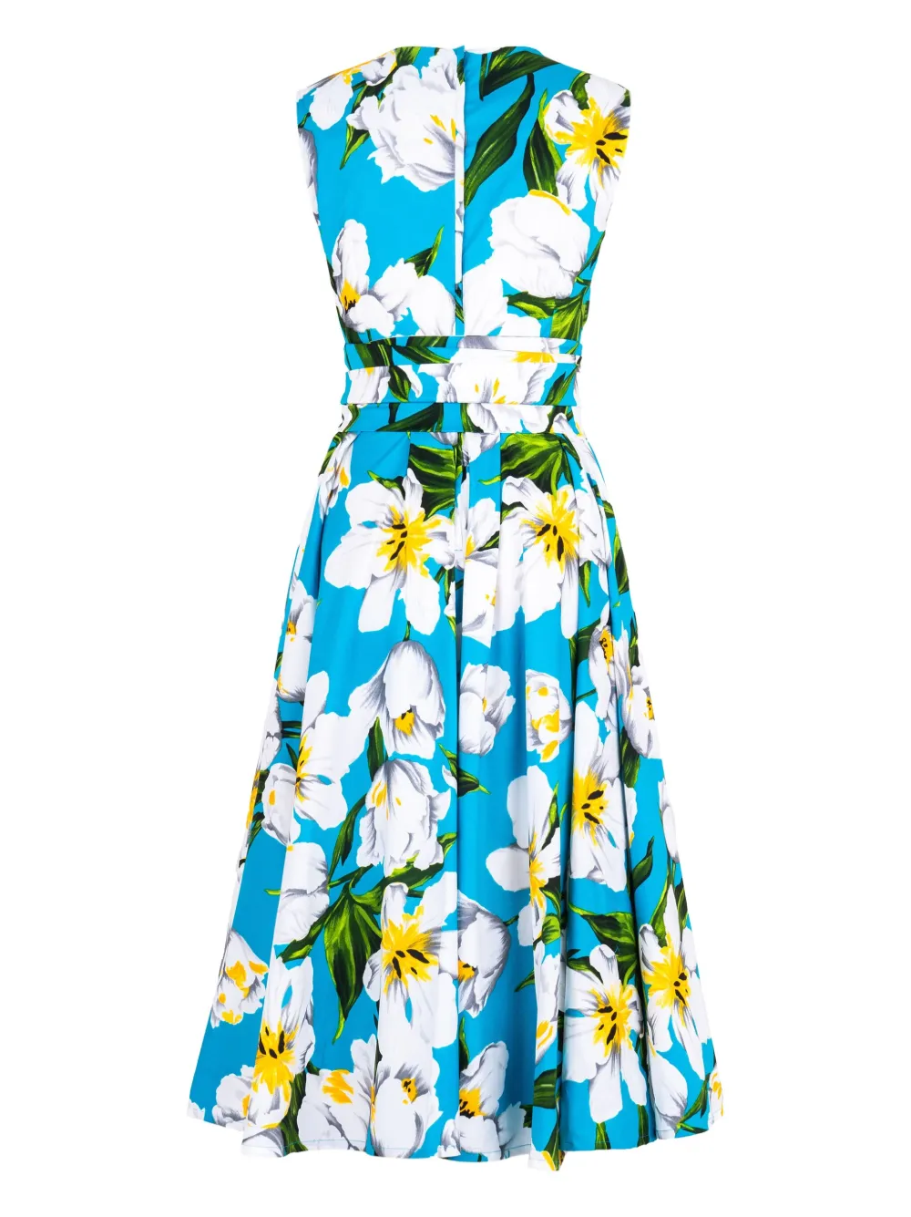 Samantha Sung Abelia midi dress - Blauw