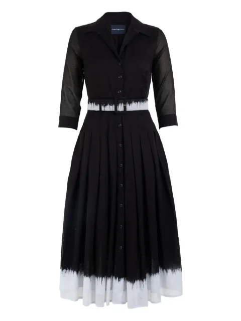 Samantha Sung Audrey button-up pleated dress