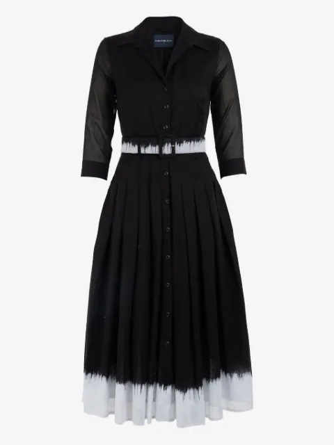 Samantha Sung Audrey button-up pleated dress