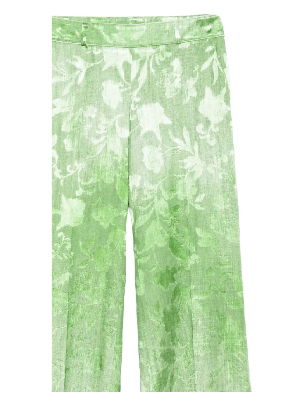 Ermanno Scervino floral-print trousers - Groen
