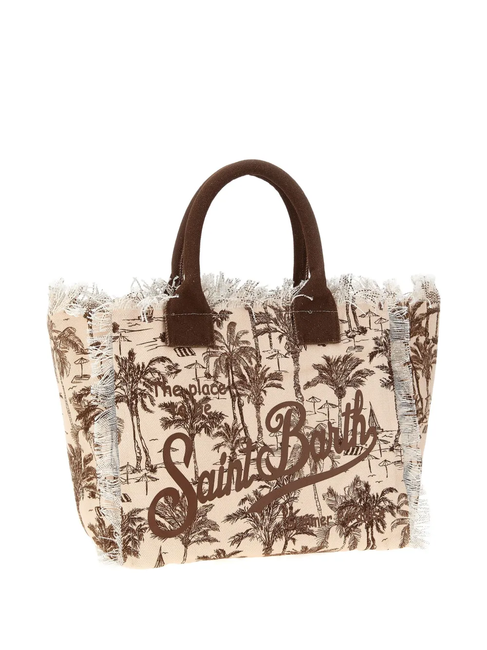 MC2 Saint Barth fringed tote bag | Neutrals | Image 1