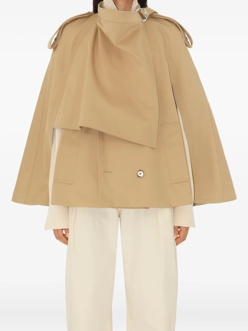 Burberry Katoenen cape Beige