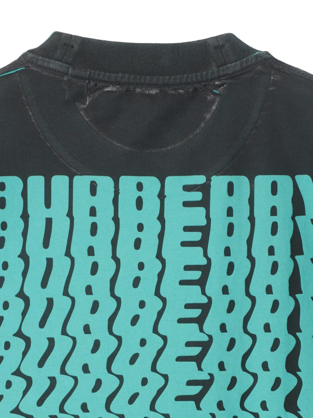 Burberry logo-print t-shirt Grijs