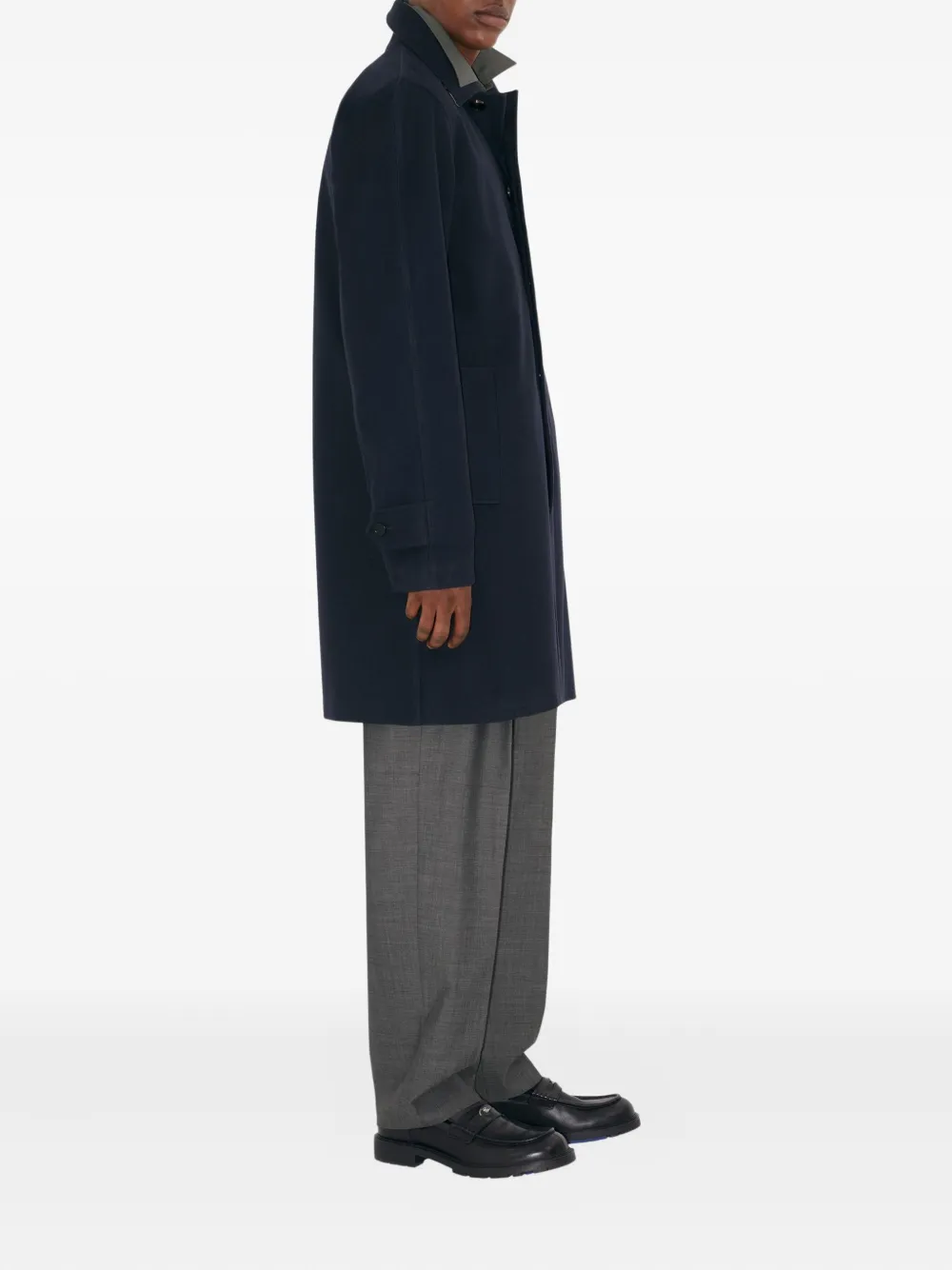 Burberry Kasjmier jas Blauw