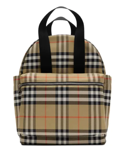 Burberry Kids mochila con motivo de cuadros