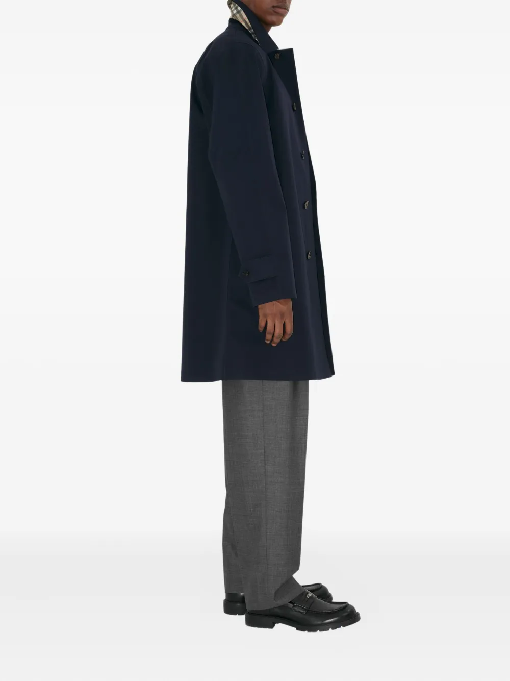 Burberry Button-up jas Blauw