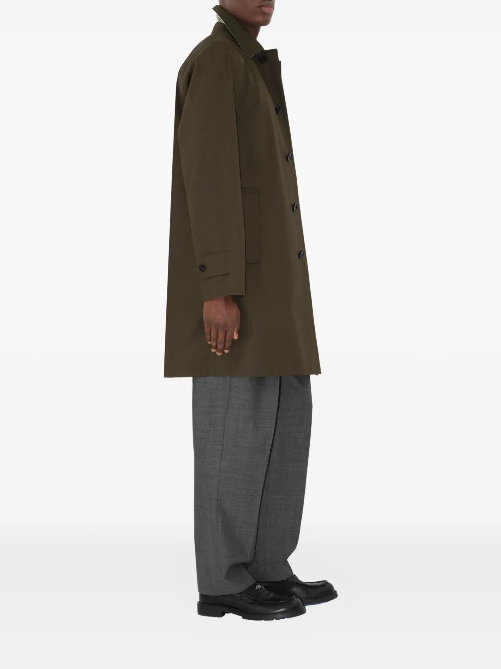 Burberry Jas van biologisch katoen Groen